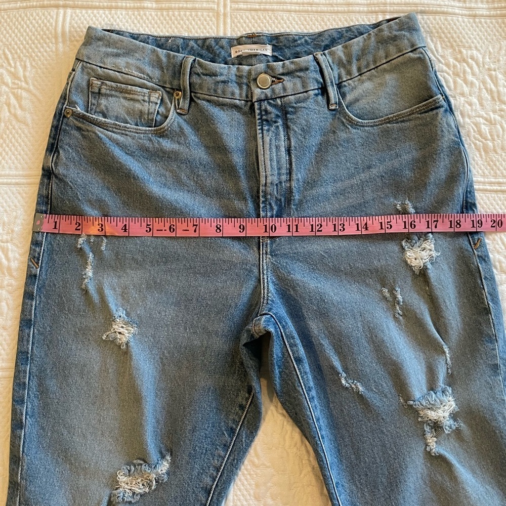 Good American High Rise Good Classic Bootcut Jeans 8/29
Indigo046 GC062T - Picture 7 of 15